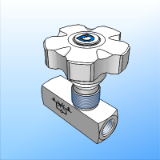RSN - Single-acting throttle flow control valve for in-line mounting