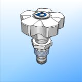 RSN-I - Single-acting throttle flow control valve in-block version
