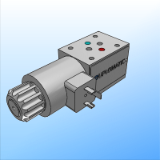 MDF3, MCF3 - Shut-off valves with or without spool position monitoring – modular version – ISO 4401-03