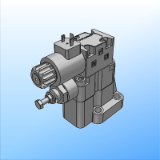 21 310 RQM*-P Предохранительный клапан с электроразгрузкой и возможностью переключения между настроенными давлениями -монтаж на плите - ISO 6264-06 (CETOP R06), ISO 6264-08 (CETOP R08), ISO 6264-10 (CETOP R10)