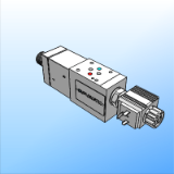 RLM3 - Valvola per la selezione di velocità rapido/lento a comando elettrico - ISO 4401-03 (CETOP 03)